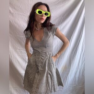 Diesel Sweet Heart Checkered Gingham Dress
